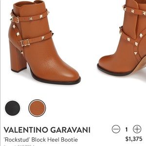 Valentino garavani rockstud Brown Boots size 38.5